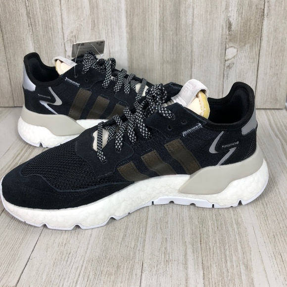 adidas nite jogger core black carbon white